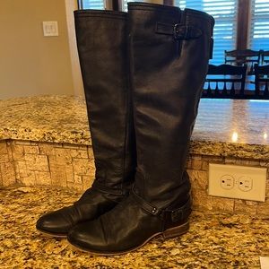 Steve Madden black riding boots